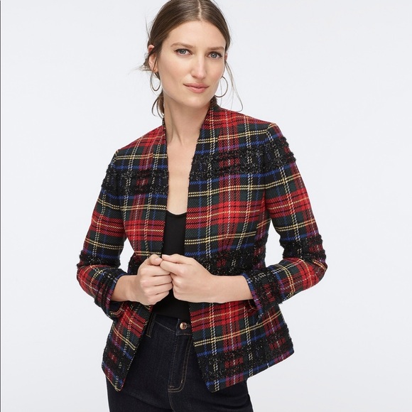 J. Crew Jackets & Blazers - ♥️🖤J. Crew Tartan Plaid Jacket🖤❤️ NWT